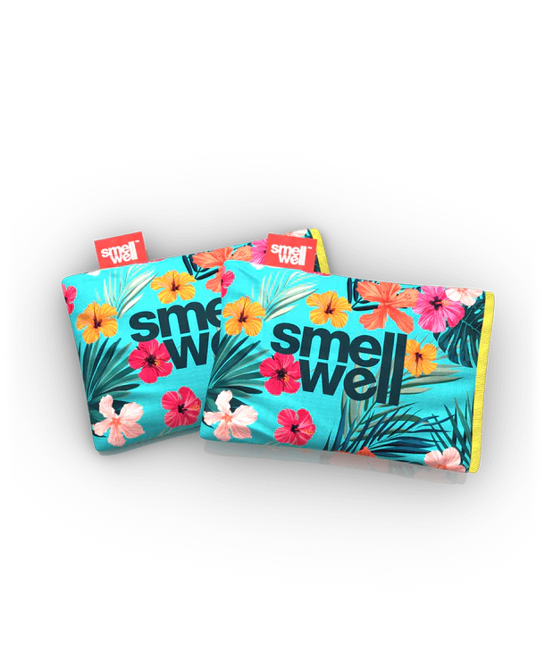 SmellWell Odour Eliminator Insert Pouches Tropical Floral - Barefoot Junkie