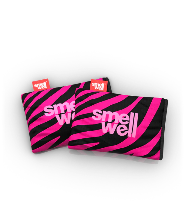 SmellWell Odour Eliminator Insert Pouches Pink Zebra - Barefoot Junkie