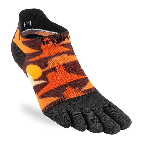 Injinji Run Light Weight No Show Womens Horizon (Artist Designed)