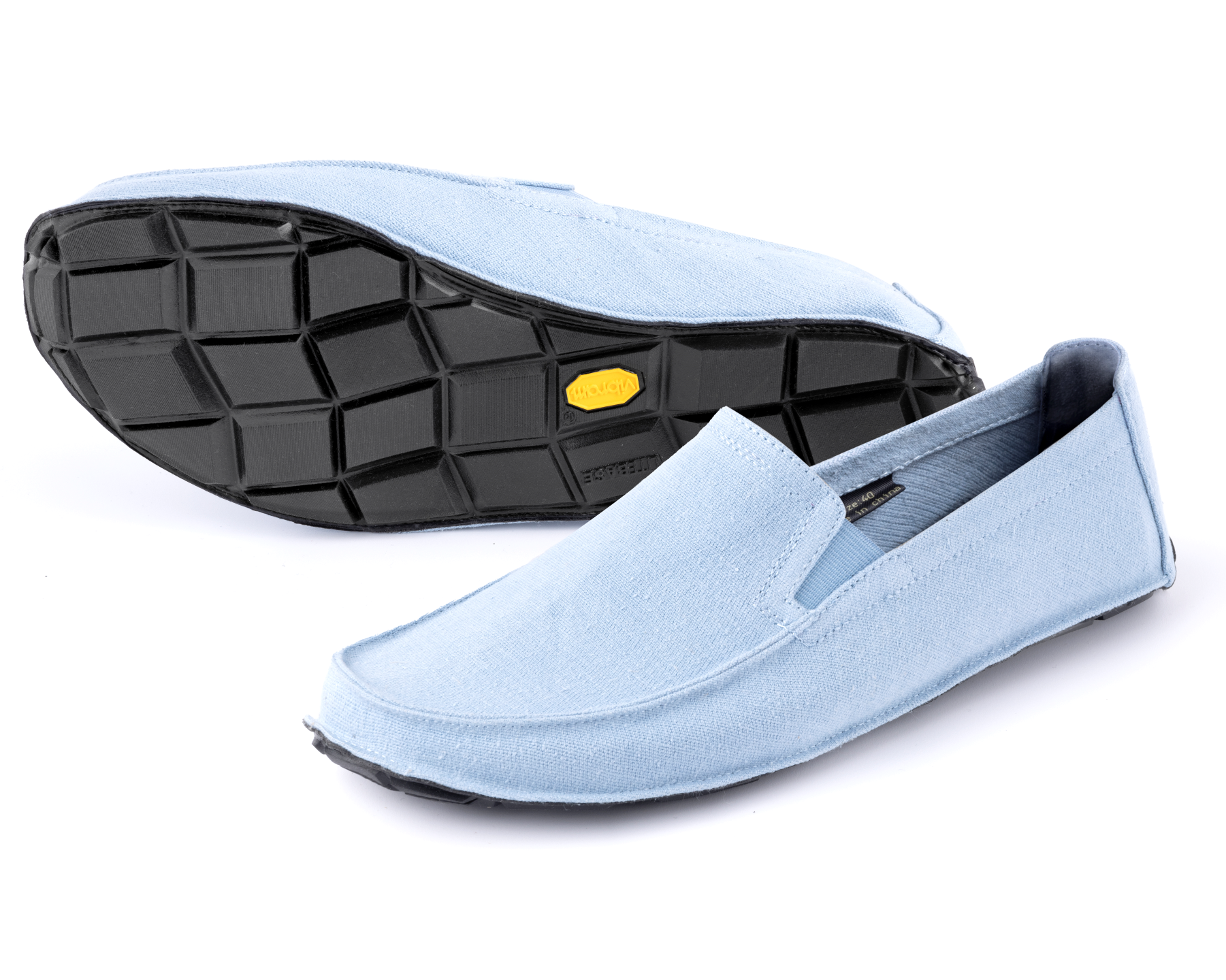 Quarter Mens Moc Canvas Glacier Lake