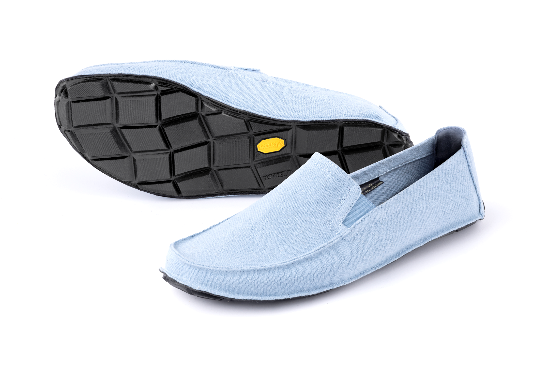 Vibram One Quarter - Quarter Mens Moc Canvas Glacier Lake - Barefoot Junkie - Shoes