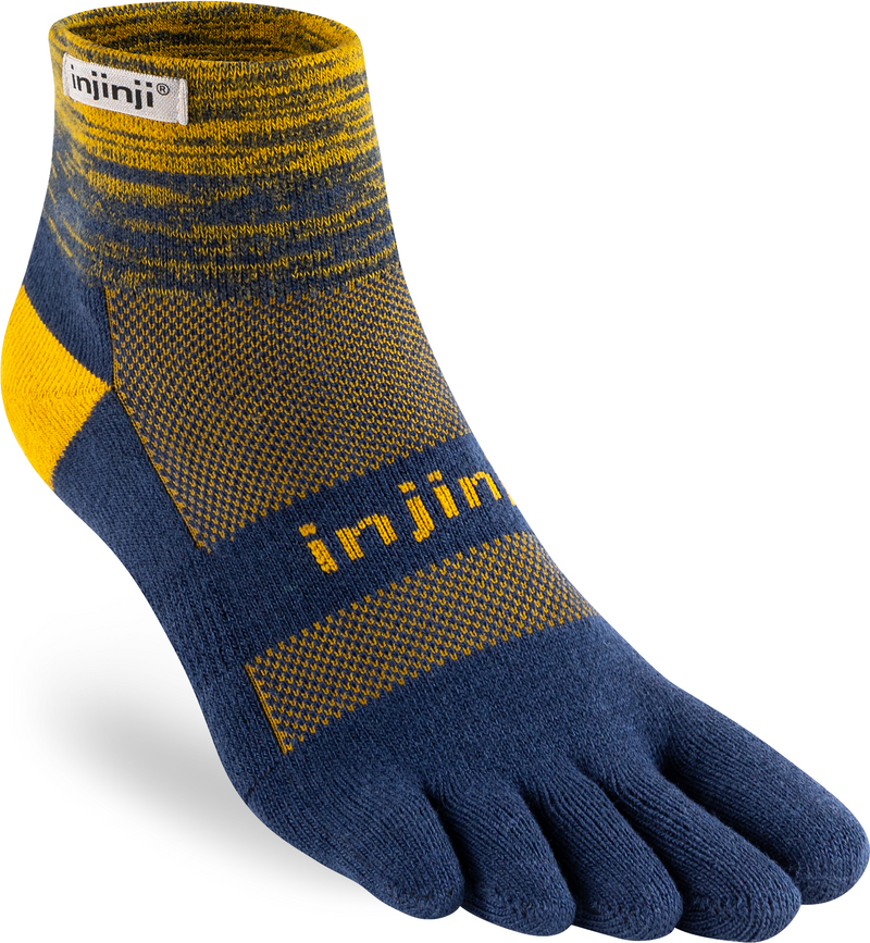 Injinji Trail Midweight Mini Crew Mens Moonlit