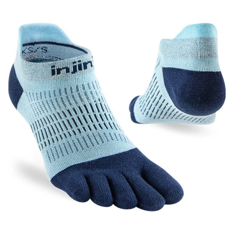 Injinji Run Light Weight No Show Womens Heron