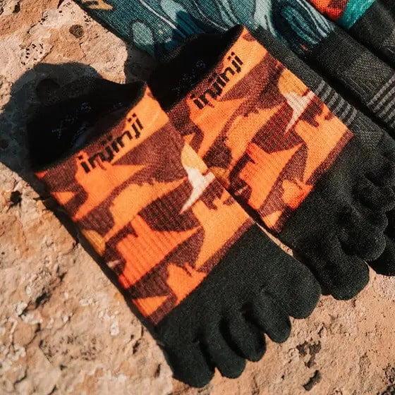 Injinji Run Light Weight No Show Womens Horizon (Artist Designed)