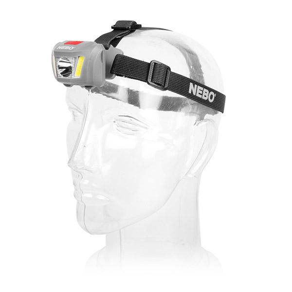 NEBO DUO HEADTORCH GREY 250 Lumens