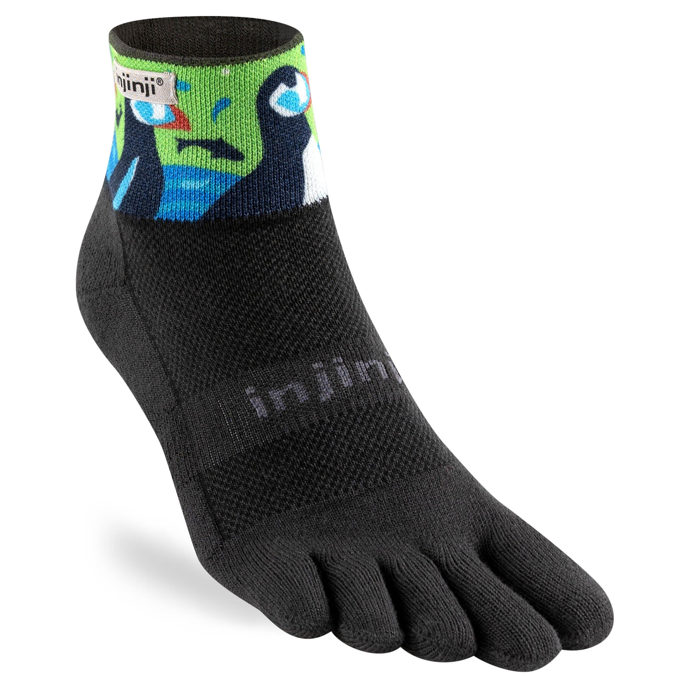 Injinji men's trail midweight mini crew toesocks discount