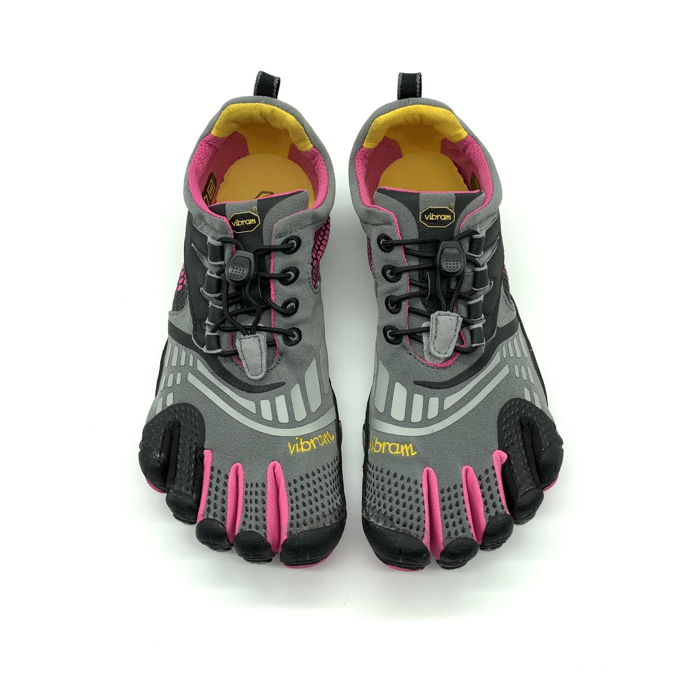 Vibram Fivefingers - KMD Sport LS Womens Grey Black Pink - Barefoot Junkie - Womens Vibram Fivefingers