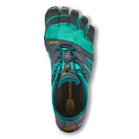 Vibram Fivefingers - V-Trail 2.0 Womens Blue Green Grey - Barefoot Junkie - Womens Vibram Fivefingers