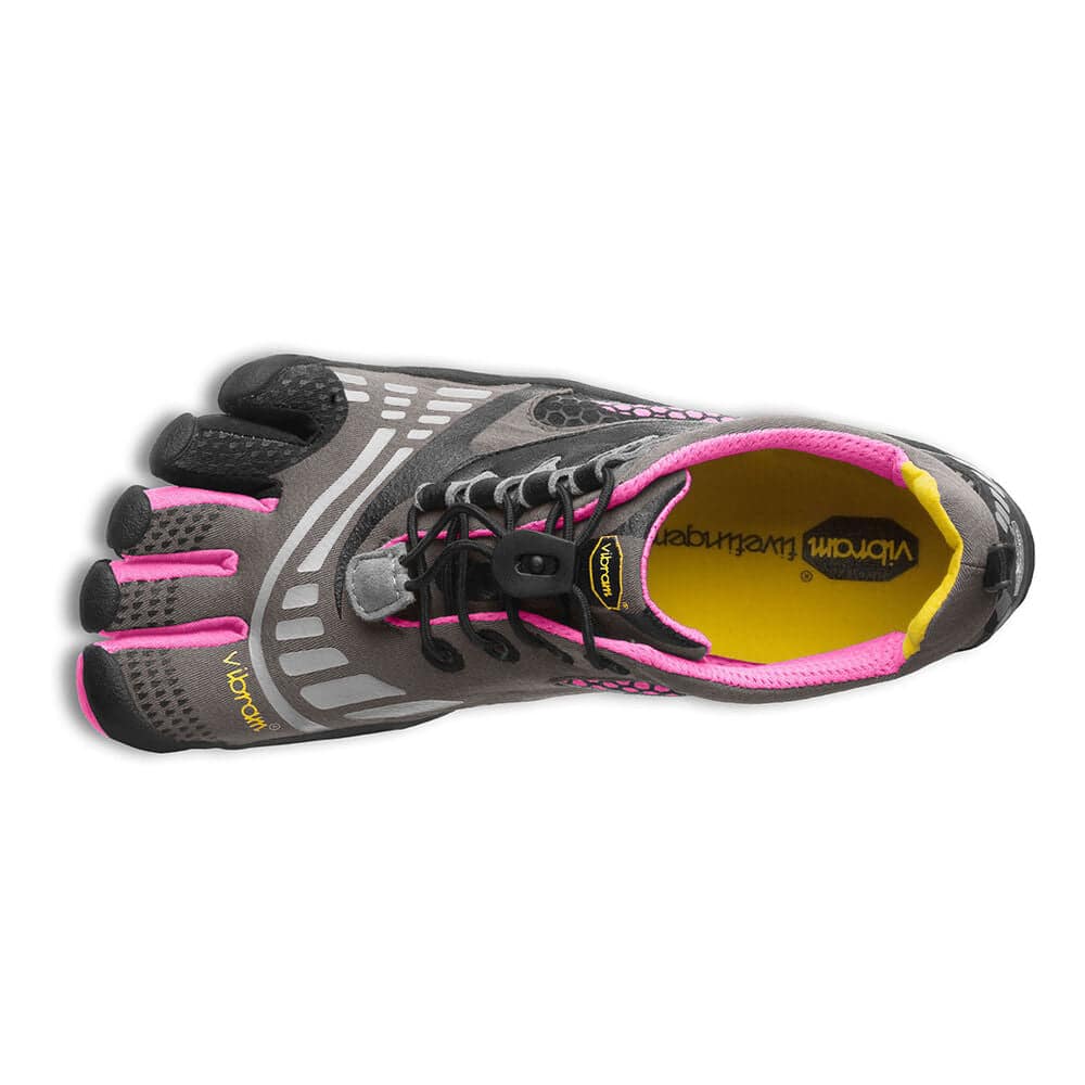 Vibram Fivefingers - KMD Sport LS Womens Grey Black Pink - Barefoot Junkie - Womens Vibram Fivefingers