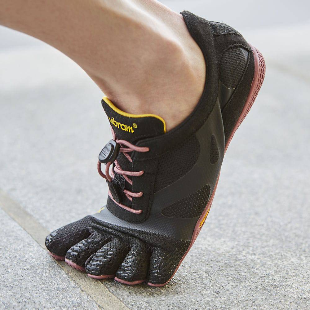 Vibram Fivefingers - KSO EVO Womens Black Rose - Barefoot Junkie - Womens Vibram Fivefingers