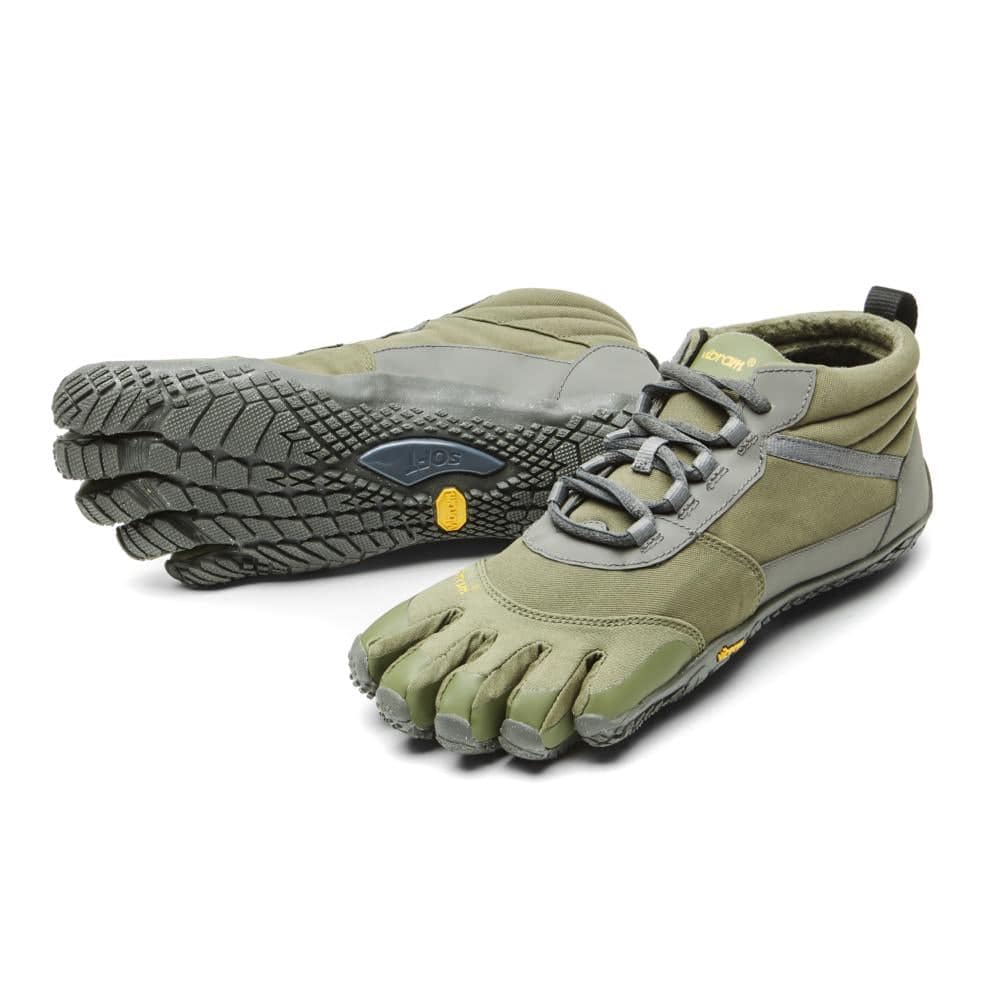 Vibram Fivefingers - V-Trek Insulated Womens Military Grey - Barefoot Junkie - Womens Vibram Fivefingers