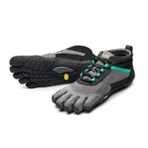 Vibram Fivefingers - V-Trek Insulated Womens Black Grey Green - Barefoot Junkie - Shoes