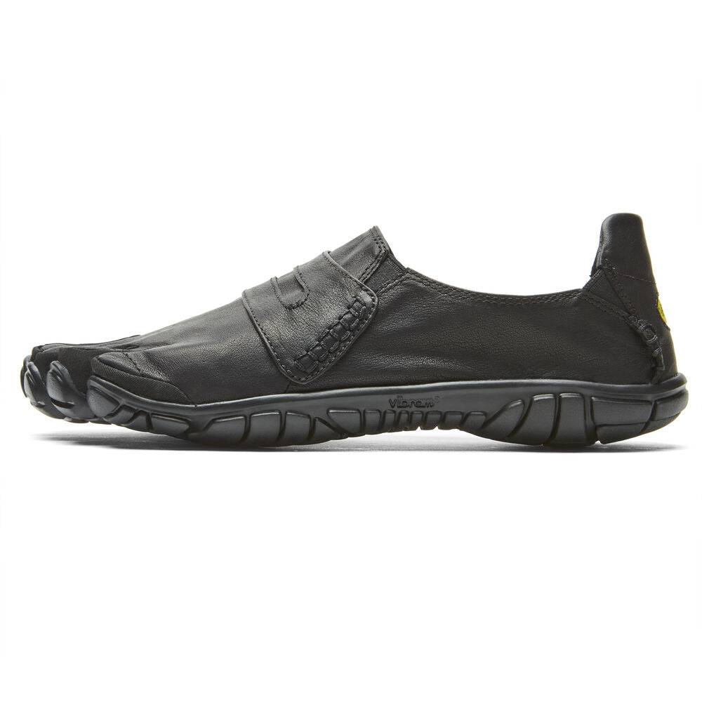 CVT Leather Mens Black side view 1