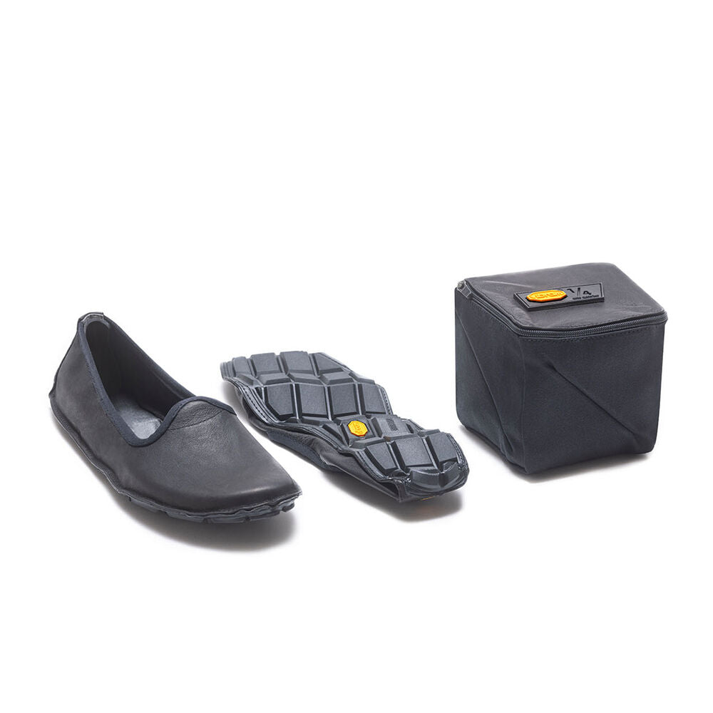 One Quarter Womens Leather Black - Barefoot Junkie