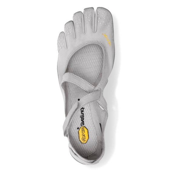 Vibram Fivefingers - V-Soul Womens Silver Light Grey - Barefoot Junkie - Womens Vibram Fivefingers