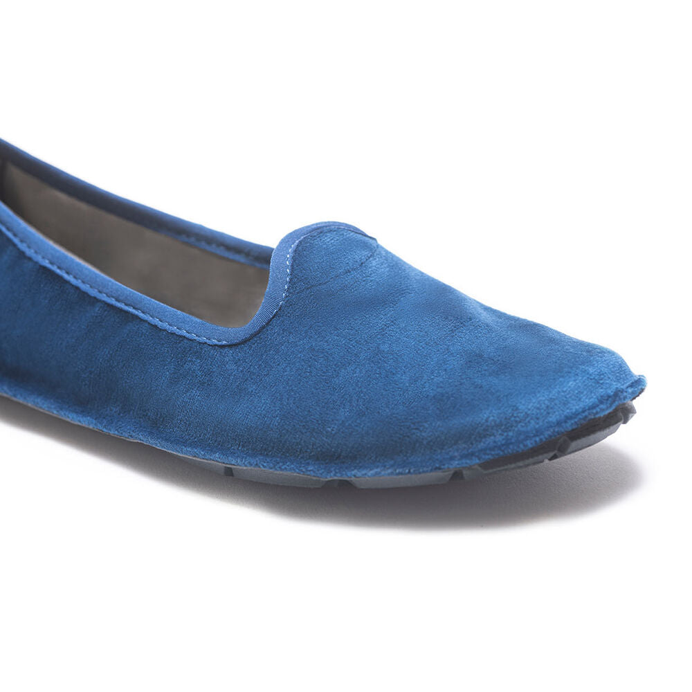 One Quarter Womens Velvet Blue - Barefoot Junkie