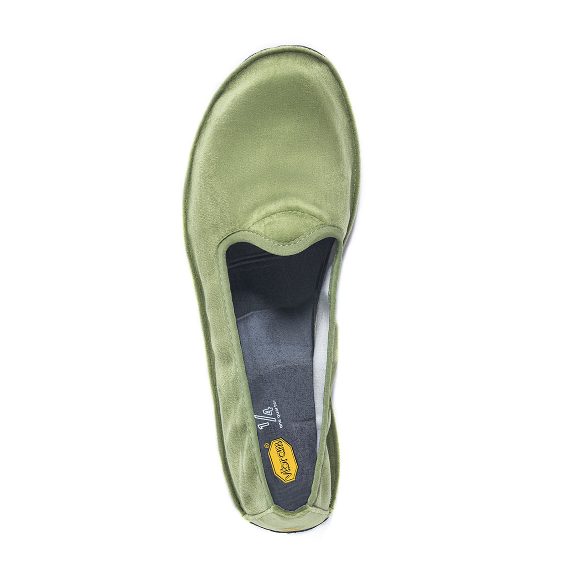 One Quarter Womens Velvet Green - Barefoot Junkie