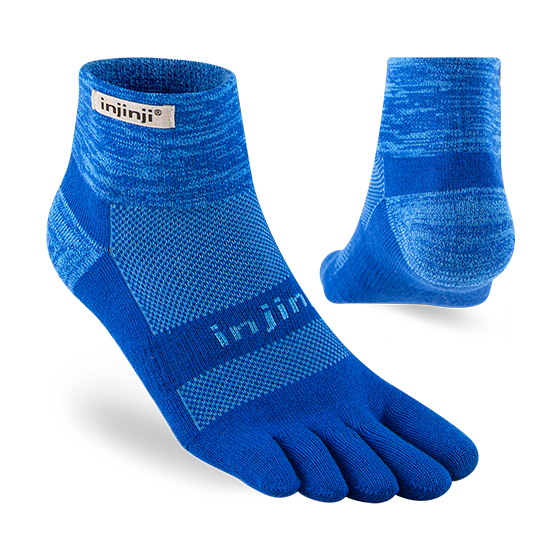Injinji Trail Midweight Mini Crew Marina (New 2023) - Barefoot Junkie
