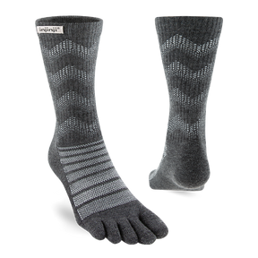 Injinji Outdoor Midweight Crew Slate (New 2023) - Barefoot Junkie