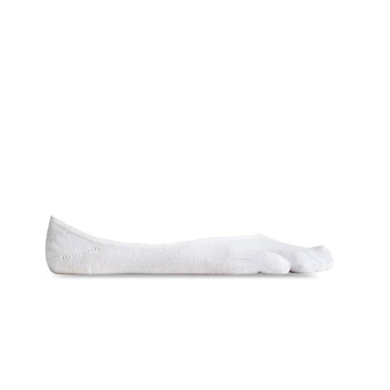 Vibram Toe Socks - Vibram Ghost Low Profile Toe Socks White - Barefoot Junkie - Socks