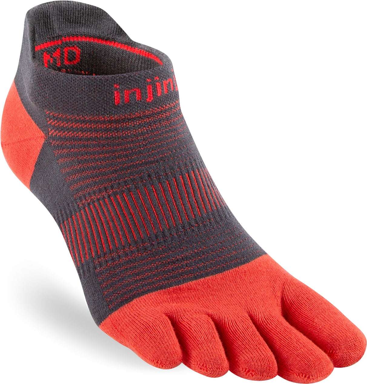 Injinji Toe Socks - Injinji Ultra Run Light Weight No Show Spice (New 2023) - Barefoot Junkie - Injinji Socks