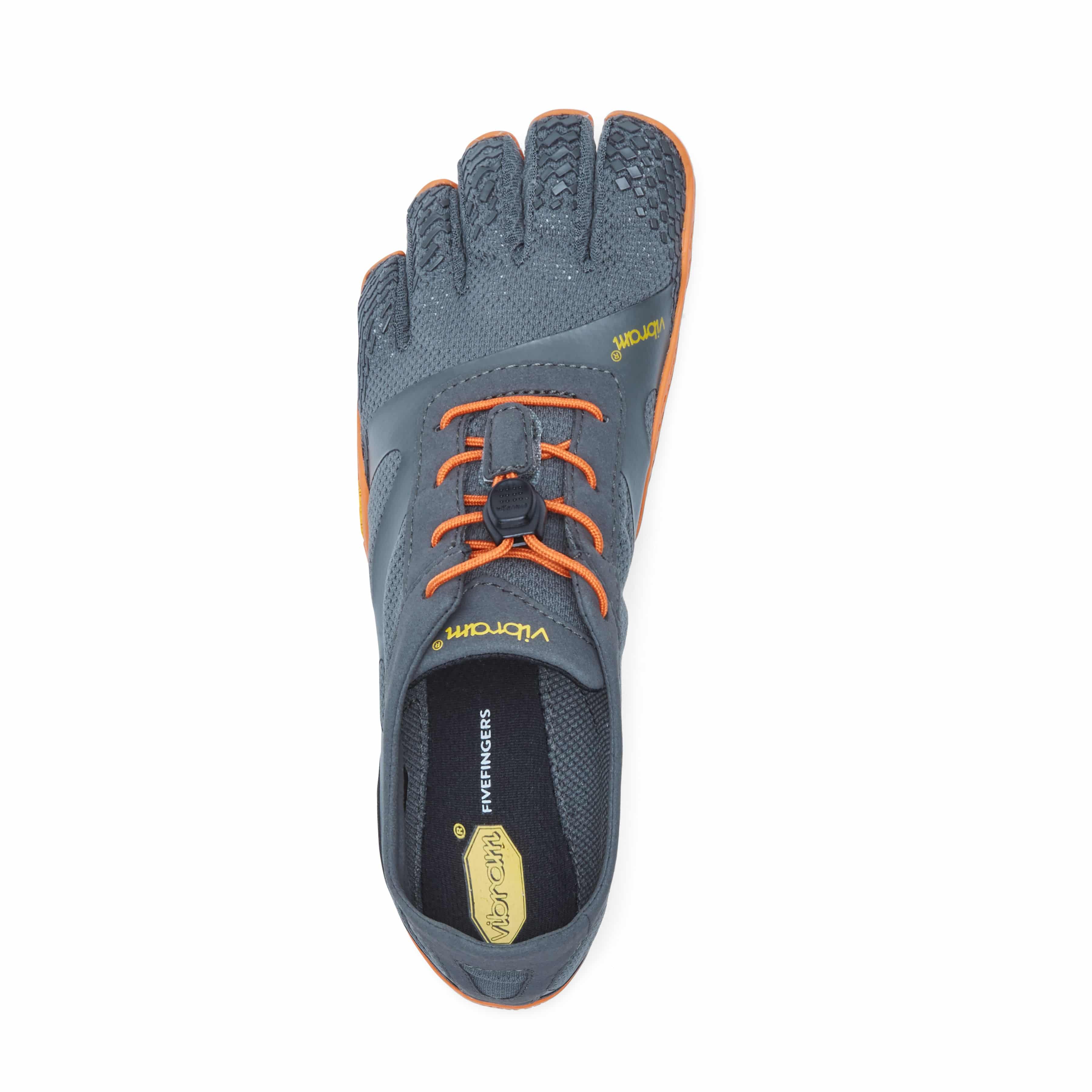 Vibram Fivefingers - KSO EVO Womens Grey Orange - Barefoot Junkie - Womens Vibram Fivefingers