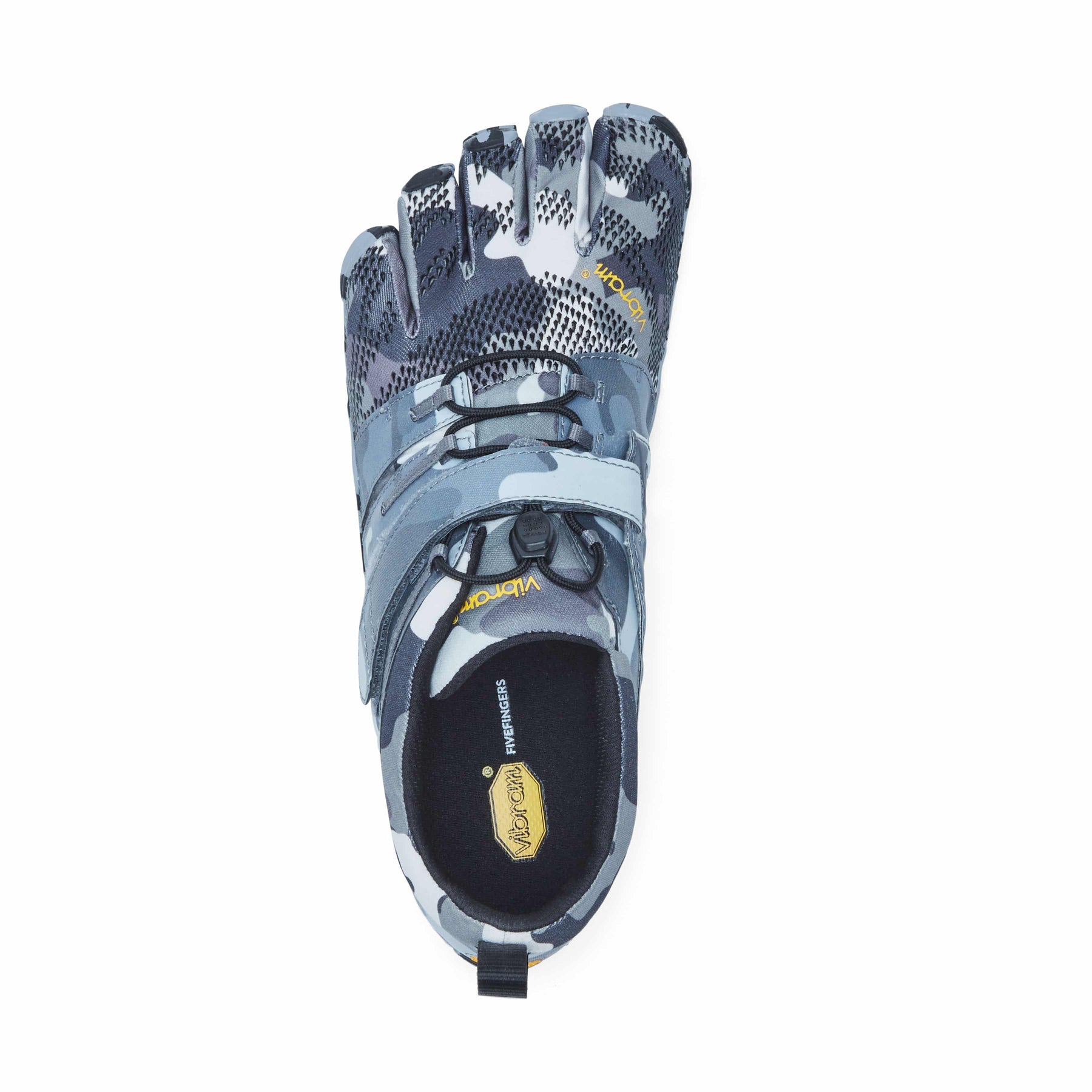 Vibram Fivefingers - V-Train 2.0 Mens Grey Camo - Barefoot Junkie - Mens Vibram Fivefingers