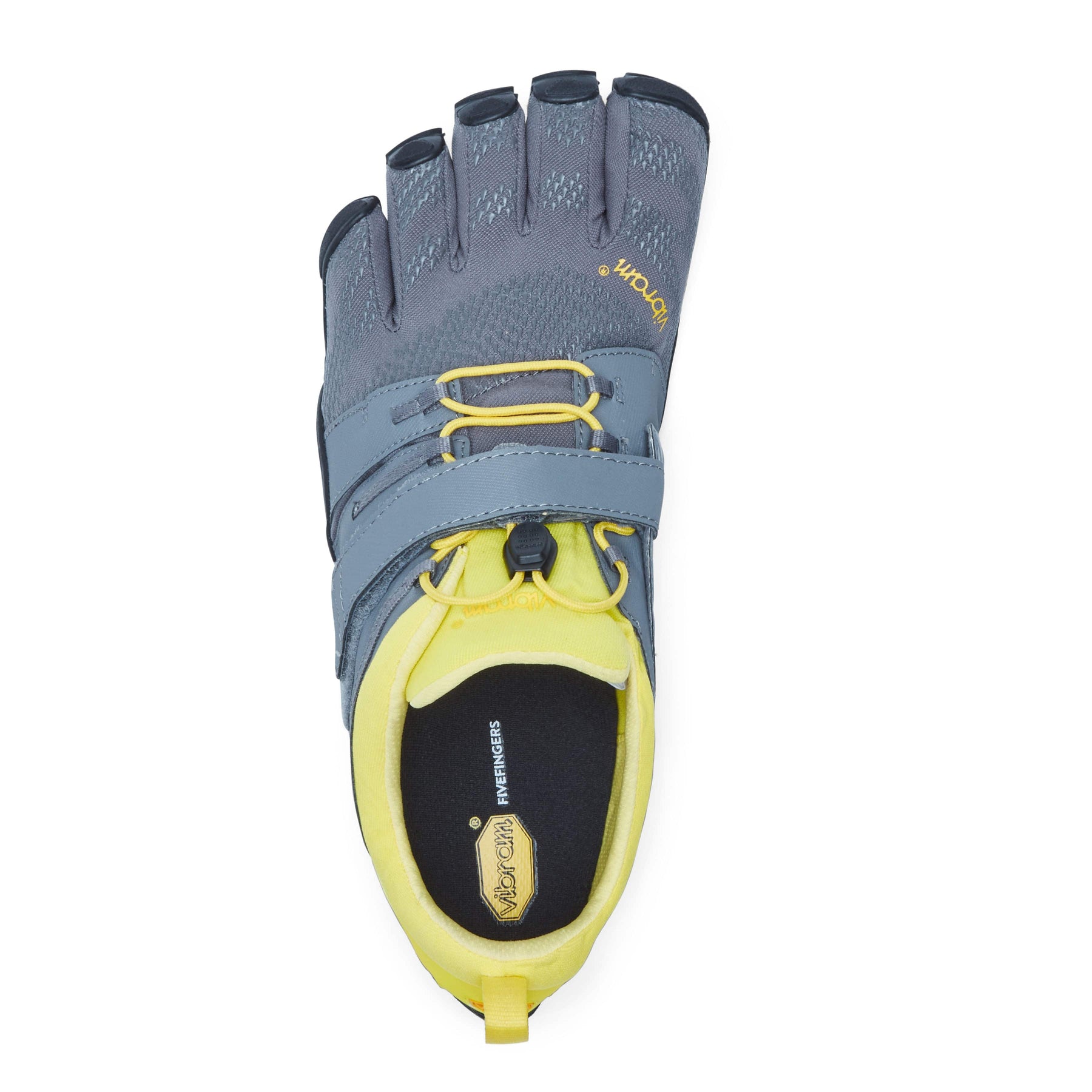Vibram Fivefingers - V-Train 2.0 Womens Grey Black Lime - Barefoot Junkie - Womens Vibram Fivefingers