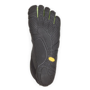 V-Run Retro Mens Black Green Black - Barefoot Junkie