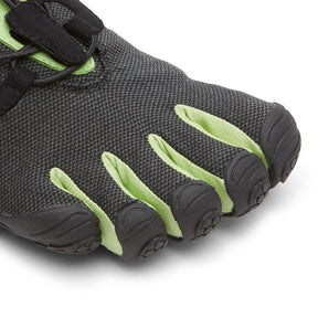 V-Run Retro Mens Black Green Black - Barefoot Junkie