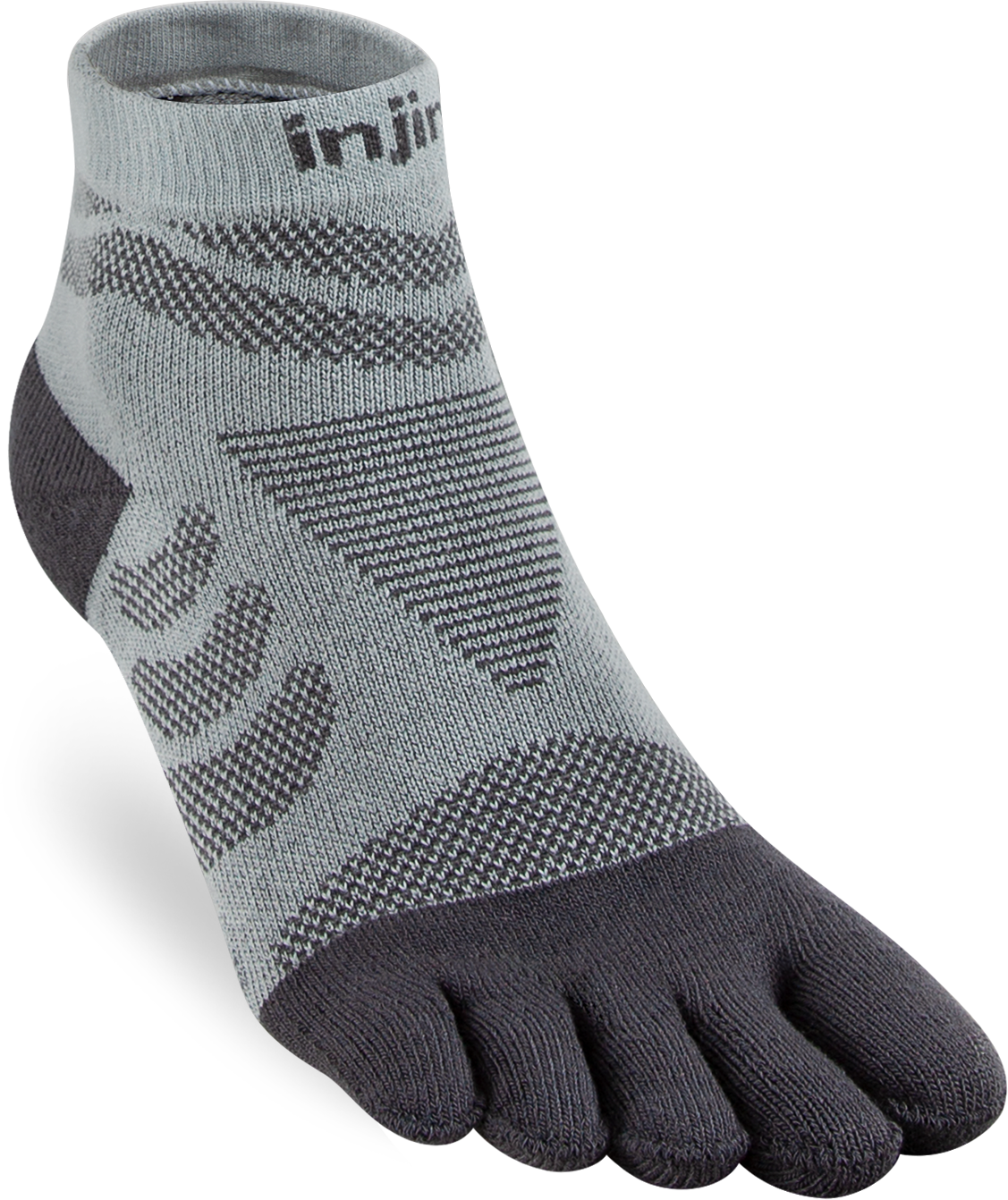 Injinji Ultra Run Mini Crew Ladies Slate (New 2023) front
