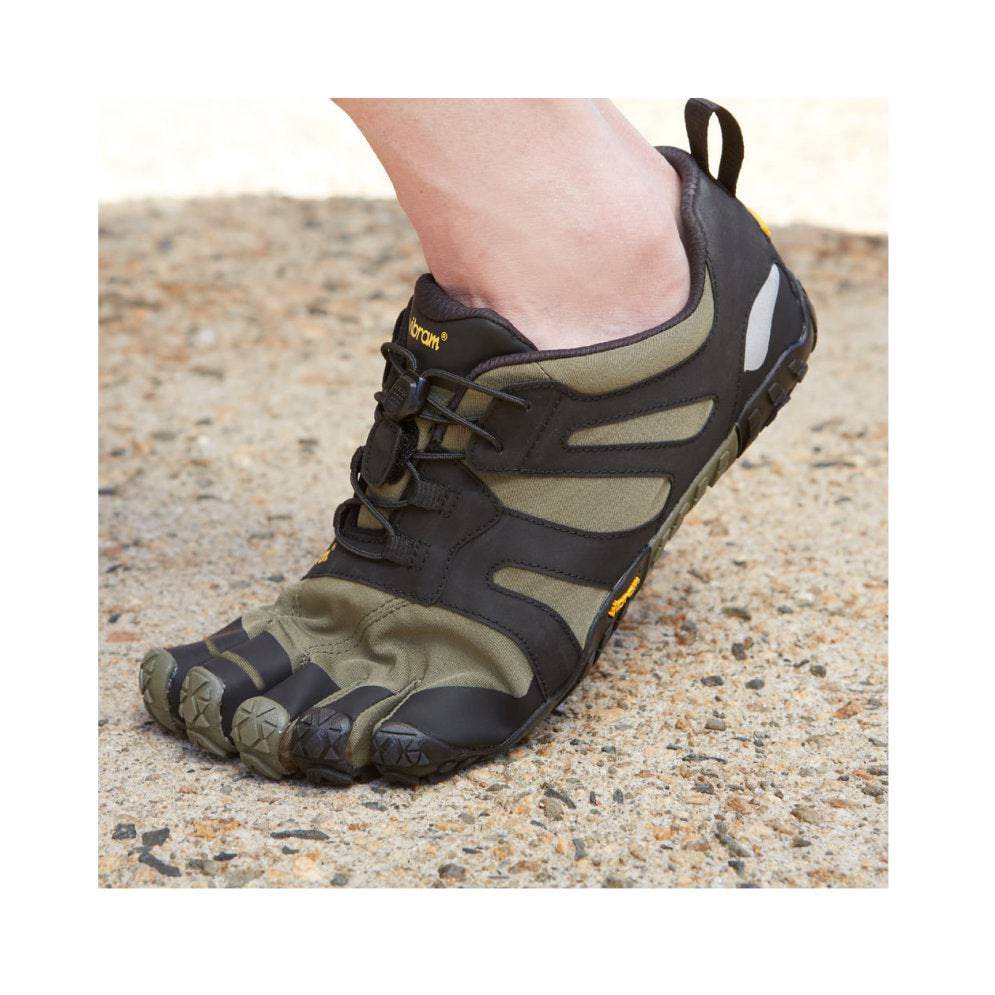 Vibram Fivefingers - V-Trail 2.0 Womens Ivy and Black - Barefoot Junkie - Womens Vibram Fivefingers