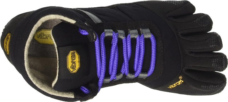 Vibram Fivefingers - Trek Ascent Womens Insulated Black (buy size up) - Barefoot Junkie - Womens Vibram Fivefingers