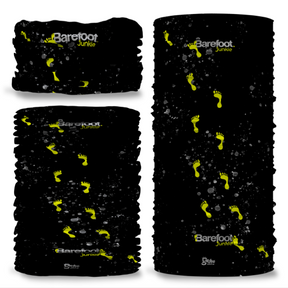 Barefoot Junkie Seamless Mulifunctional Scarf Black Yellow - Barefoot Junkie