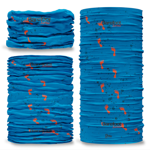 Barefoot Junkie Seamless Mulifunctional Scarf Blue Orange - Barefoot Junkie