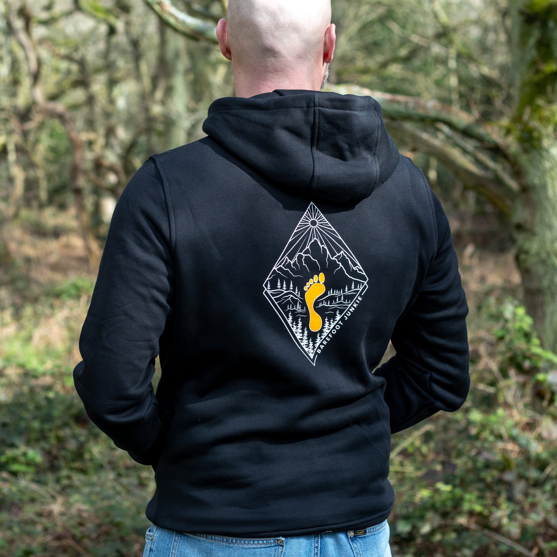 Barefoot Junkie - Barefoot Junkie Diamond Love Hoodie Black - Barefoot Junkie - Hoodie
