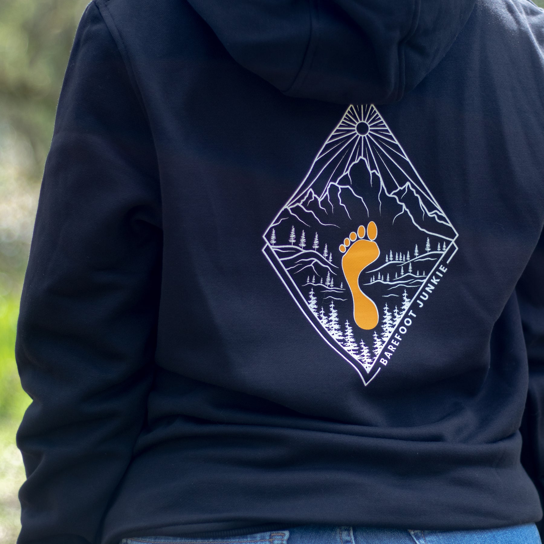 Barefoot Junkie - Barefoot Junkie Diamond Love Hoodie Black - Barefoot Junkie - Hoodie