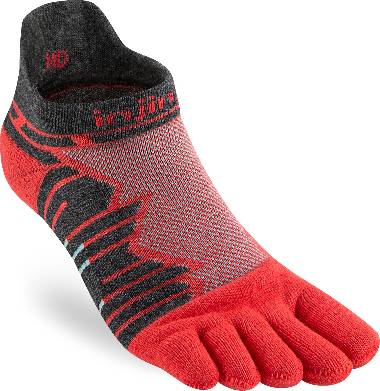 Injinji Ultra Run No Show Lava - Barefoot Junkie