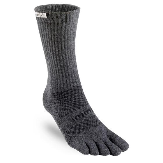 Injinji Trail Midweight Crew Granite