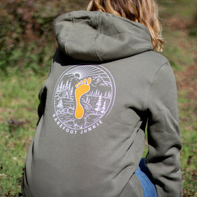 Barefoot Junkie - Barefoot Junkie Explore Hoodie Olive Unisex Fit - Barefoot Junkie - Hoodie