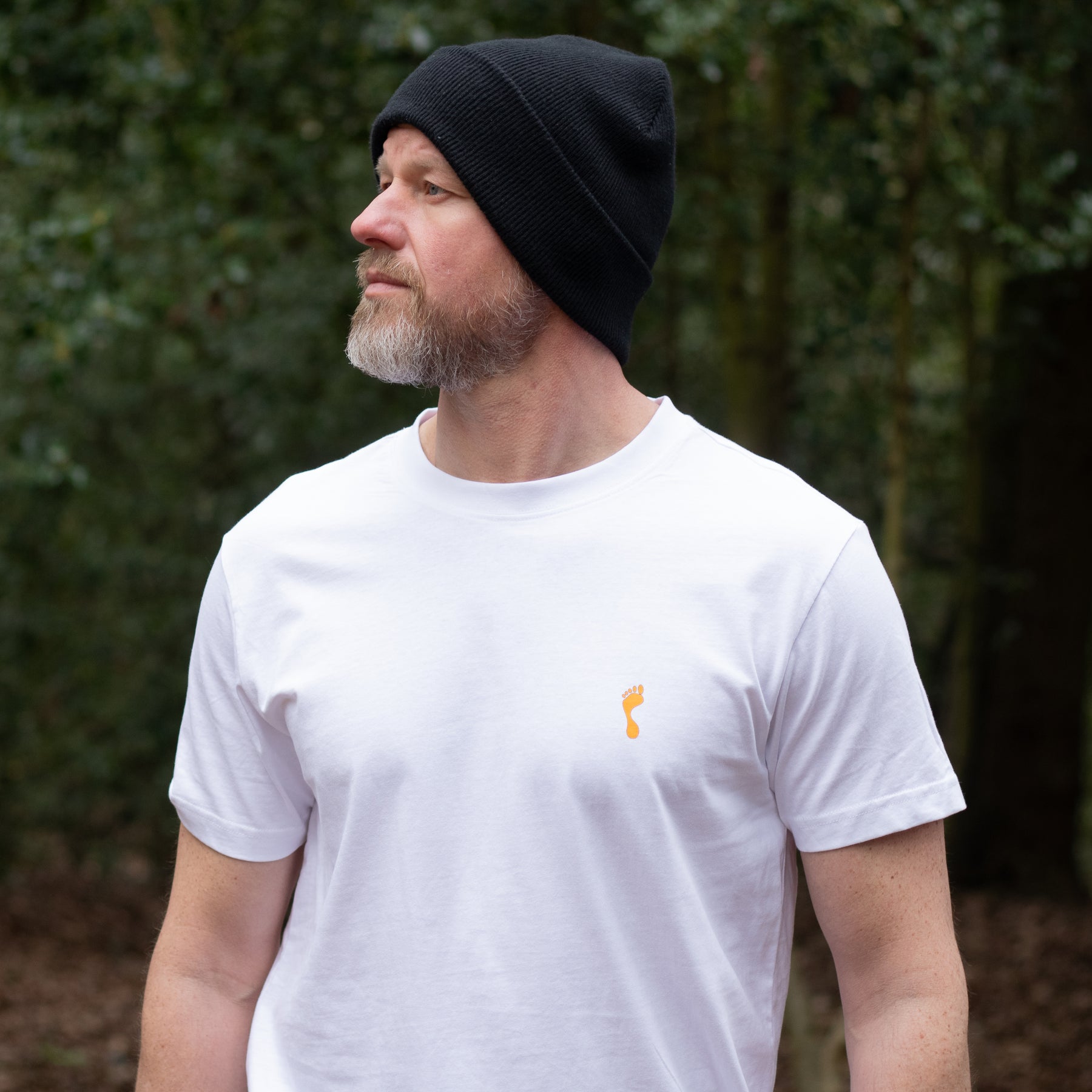 Barefoot Junkie - Barefoot Junkie Night & Day T-Shirt White Unisex Fit - Barefoot Junkie - T-Shirt