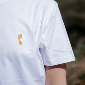 Barefoot Junkie - Barefoot Junkie Explore T-Shirt White Unisex Fit - Barefoot Junkie - T-Shirt