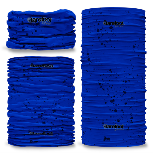 Barefoot Junkie Seamless Mulifunctional Scarf Blue Black - Barefoot Junkie